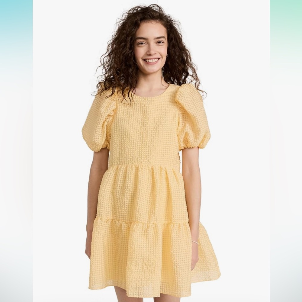 English Factory Curved Babydoll Dress - Picture 5 of 6
